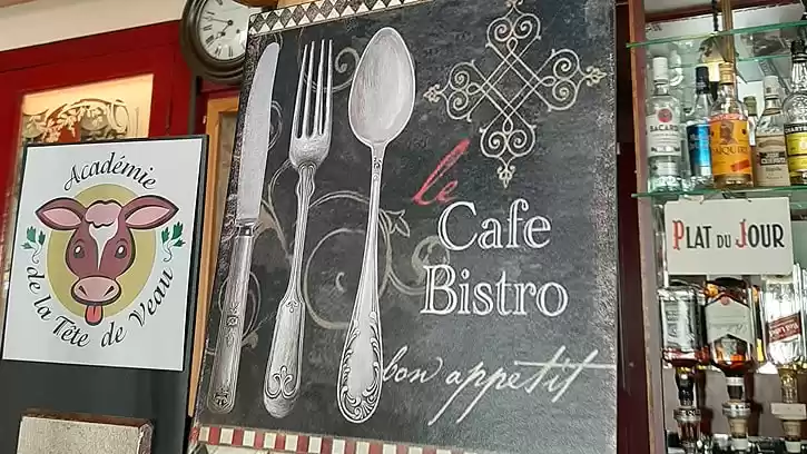 Café du Commerce Restaurant à Aubonne Vaud, bistrot de paris