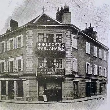 Le Café du Commerce en 1902